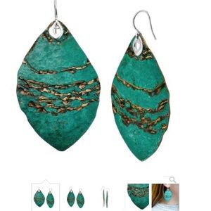 Silpada Emerald Pools Earrings